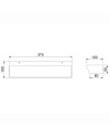 ALTEA * APLIQUE LED BLANCO 30W - 4000K